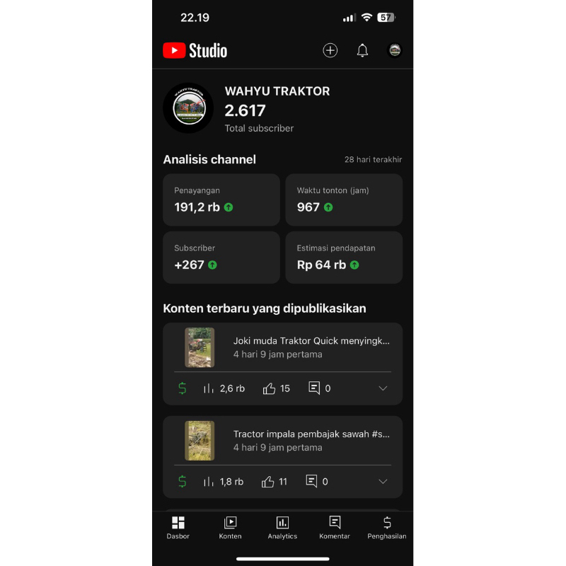 Akun youtube monet ads sudah pin no pelanggaran