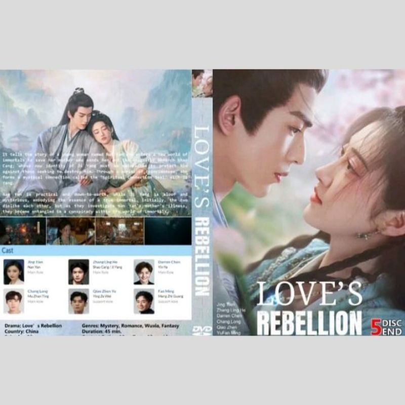 Kaset Serial Silat Mandarin 2024 "LOVE'S REBELLION" 5 Disk Tamat
