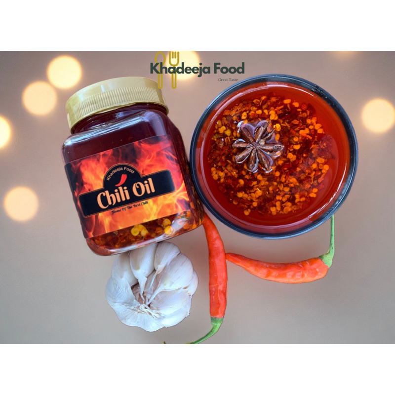 

CHILI OIL DAUN JERUK SAMBAL MINYAK CABE 200ML HOMEMADE BY KHADEEJA FOOD