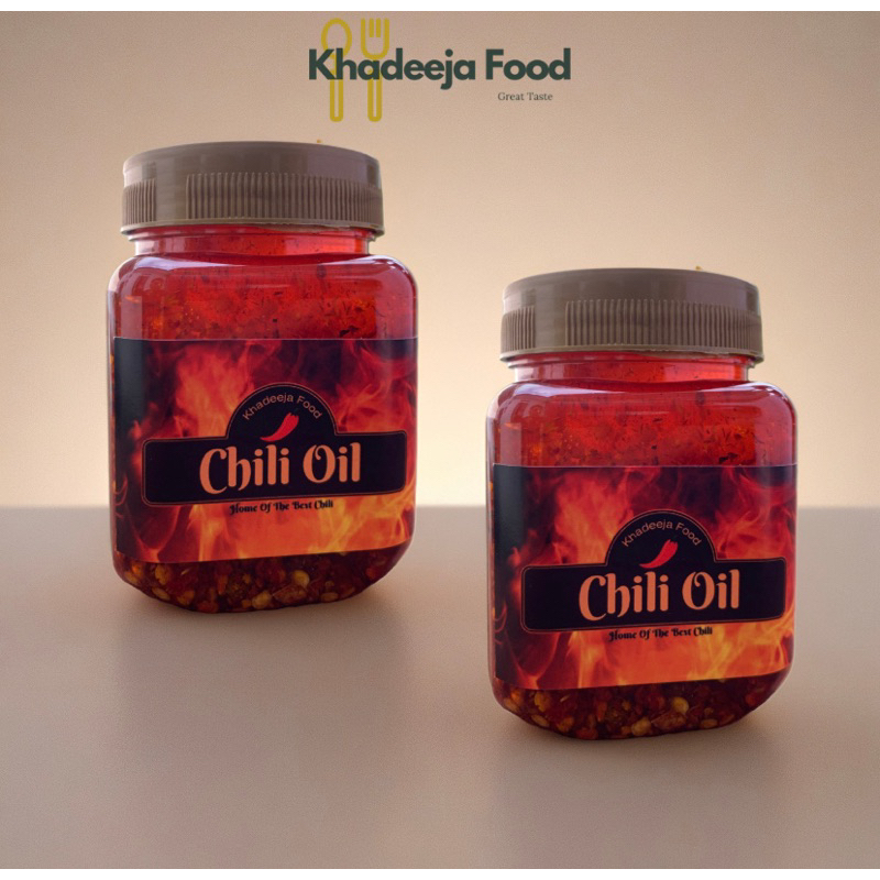 

CHILI OIL SAMBAL MINYAK CABE 200ML HOMEMADE BY KHADEEJA FOOD