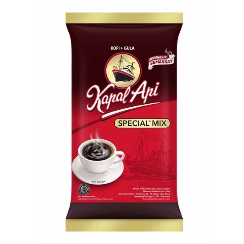 

Kapal Api Kopi Bubuk Instan Special Mix 10 x 23 gram