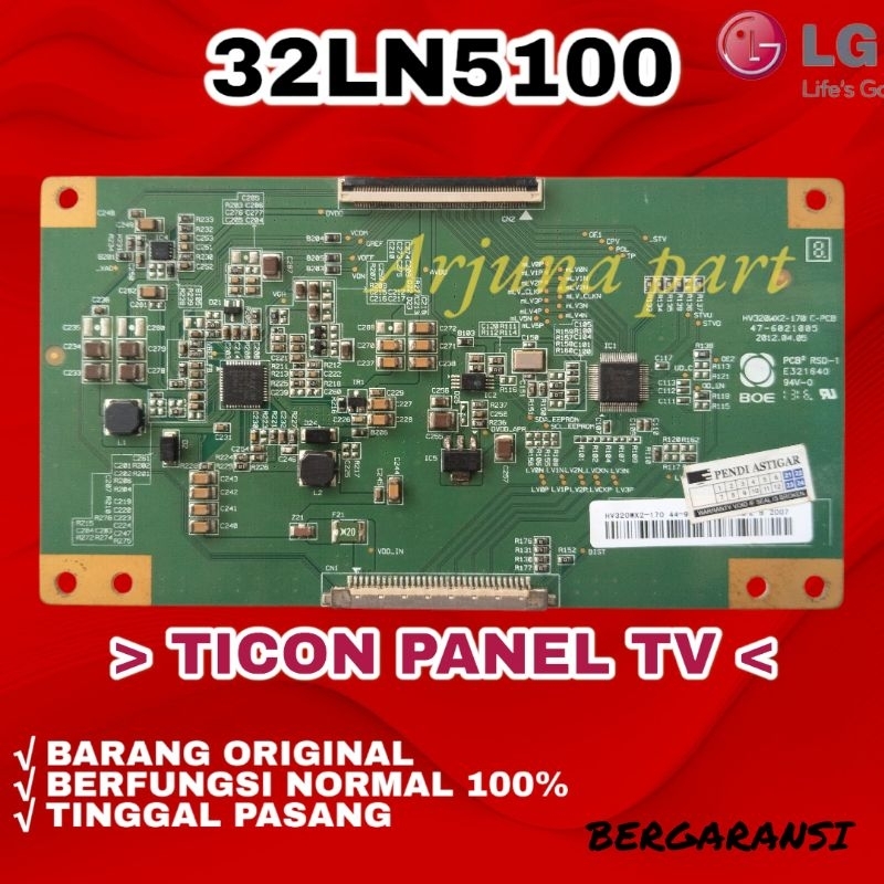 TICON PANEL TV 32LN5100 / TICON TV 32LN5100 / TICON 32LN5100 / TIMING CONTROL 32LN5100