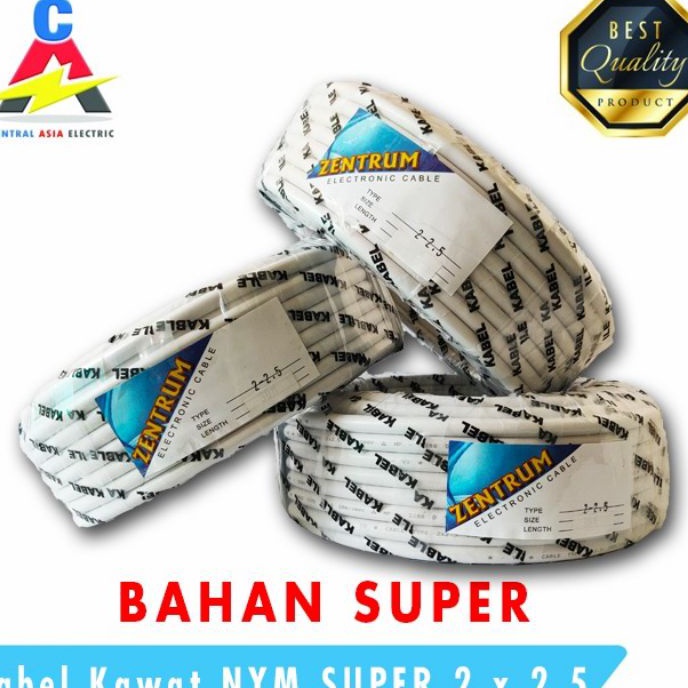 Potongan Kabel Listrik Kawat NYM 2 x 25 3 Meter