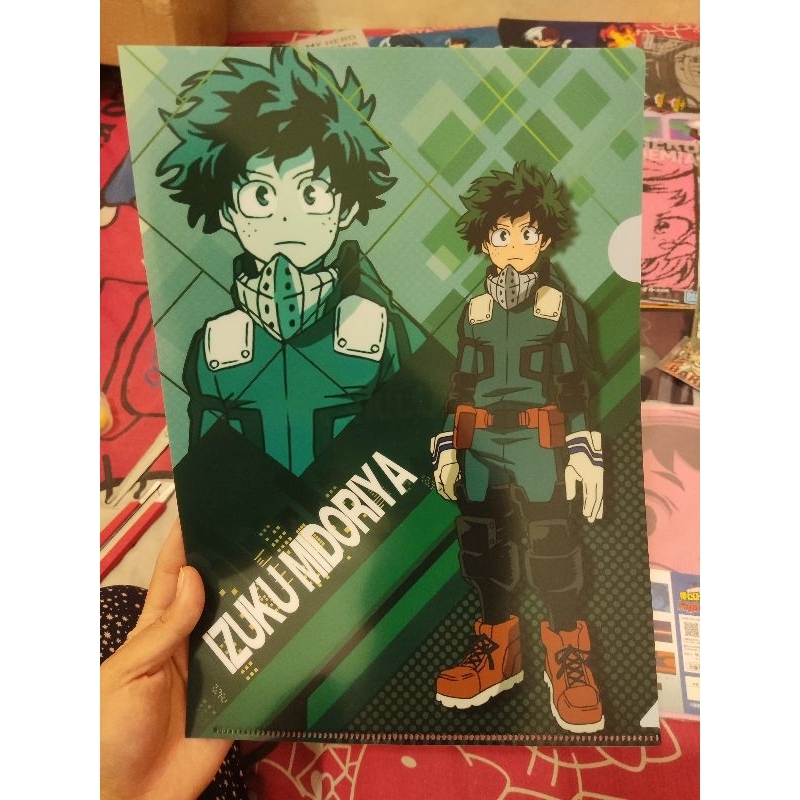 Clear File A4 Izuku Midoriya / Deku Official Merchandise My Boku No Hero Academia MHA BNHA CF Postca