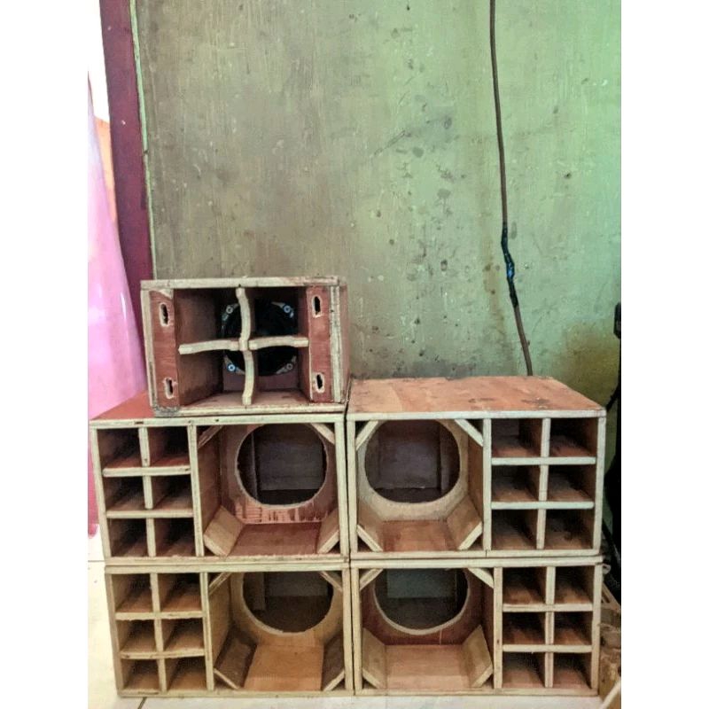 Box BOOSTER SPL 4 inch subwoofer bahan 9mm miniatur box BOOSTER SPL 4 inch