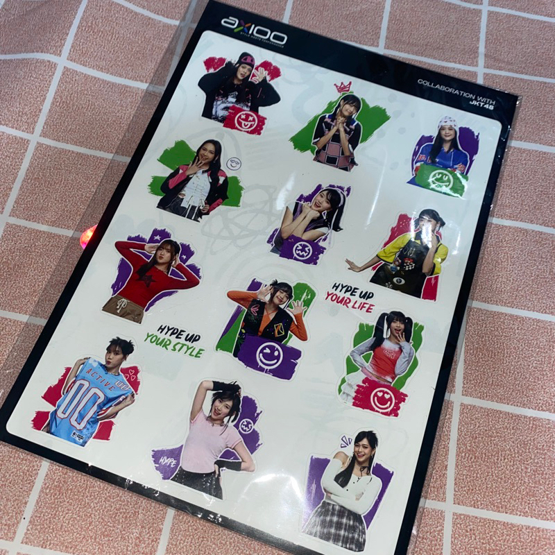 Sticker JKT48 x Axioo Permember