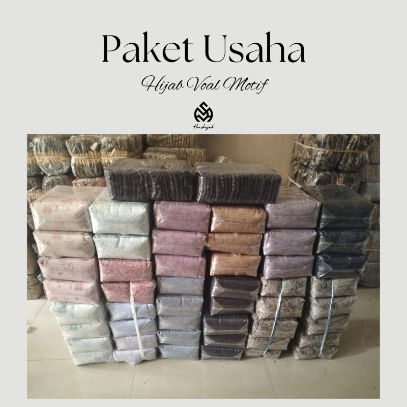 ISI 20 PCS (1 KODI) JILBAB VOAL MOTIF - Hijab voal motif - Segiempat motif - Jilbab motif - Jilbab v