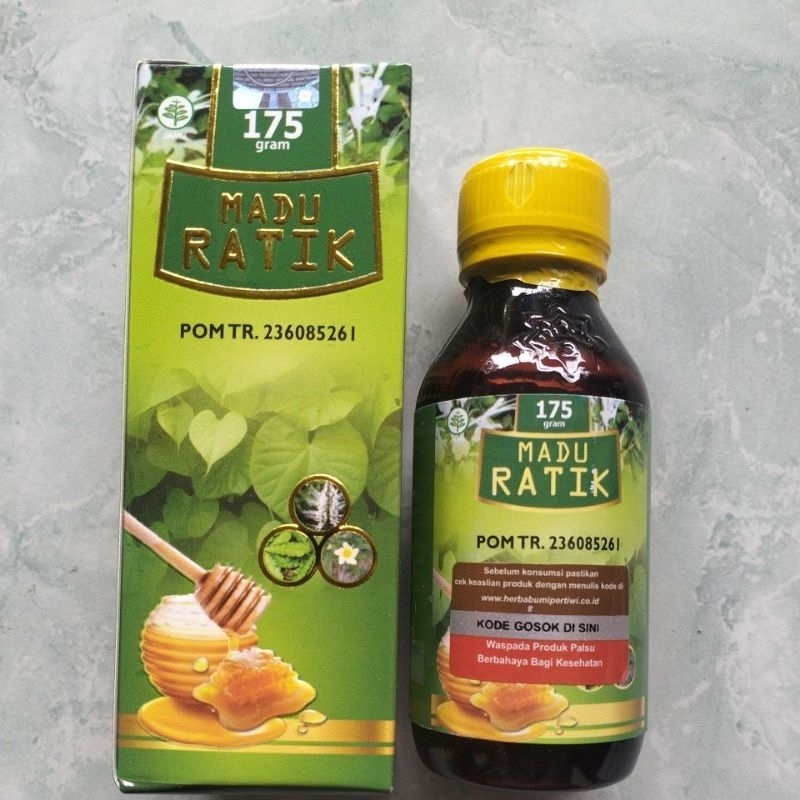 Madu Ratik Herbal Asam Urat Nyeri Sendi Lutut Asli 175gr