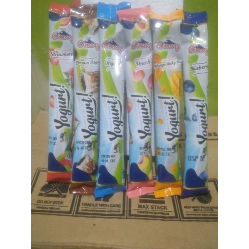 

stick yougth Cimory 1 box isi 25 pcs