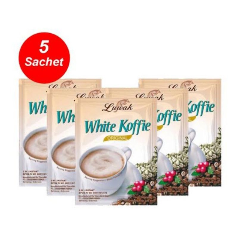 

Kopi Bubuk Luwak White Kopi (5 PCS)