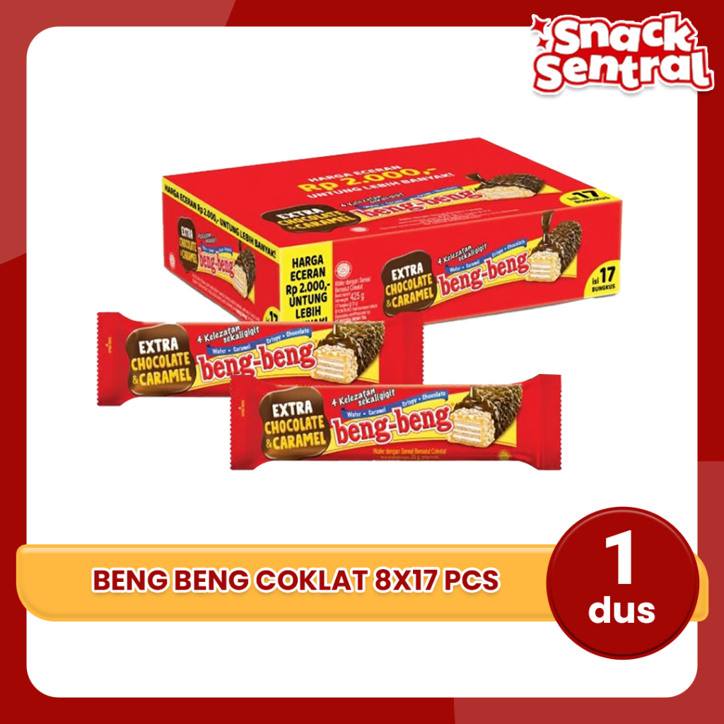 

Beng Beng Coklat 8x17pcs - 1 Dus