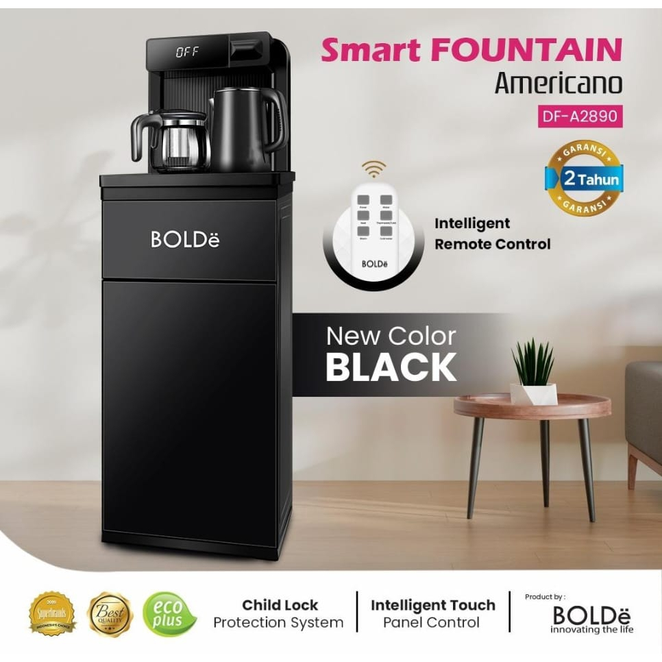 BOLDE SMART DISPENSER FOUNTAIN AMERICANO DISPENSER GALON BAWAH DISPENSER TOUCH SCREEN DISPENSER BOLD