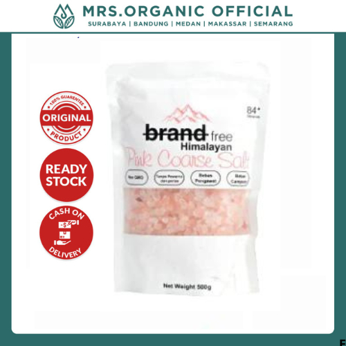 

Garam Himalaya Brandfree Garam Kasar 500 gram Pink Coarse Himalayan Salt