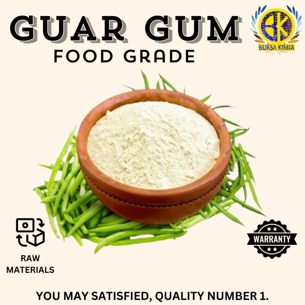 

Original Guar Gum 1Kg Powder Pengental Makanan Rendah Kalori