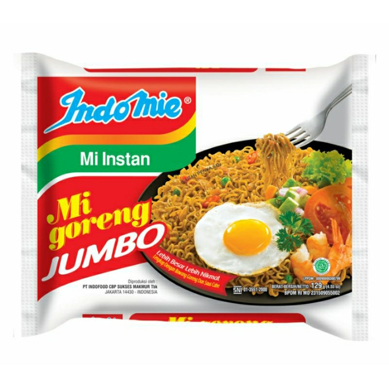 

Indomie Mi goreng Jumbo 129g