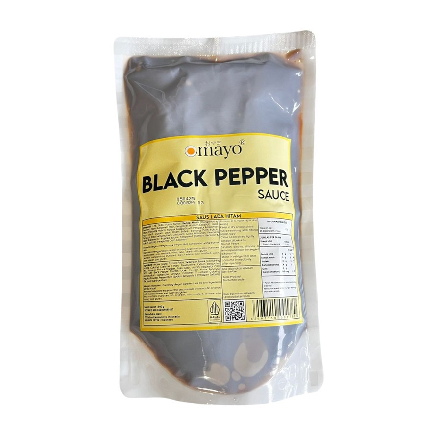 

Saus / Bumbu / Sauce Blackpepper / Blackpaper / Lada Hitam 500gr