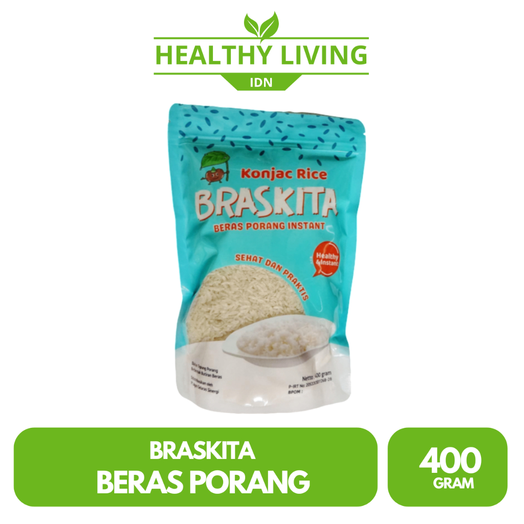 

Braskita Beras Porang 400 Gram Shirataki Konjac Nasi Sehat Praktis Diet Instan Rendah Gula Kalori