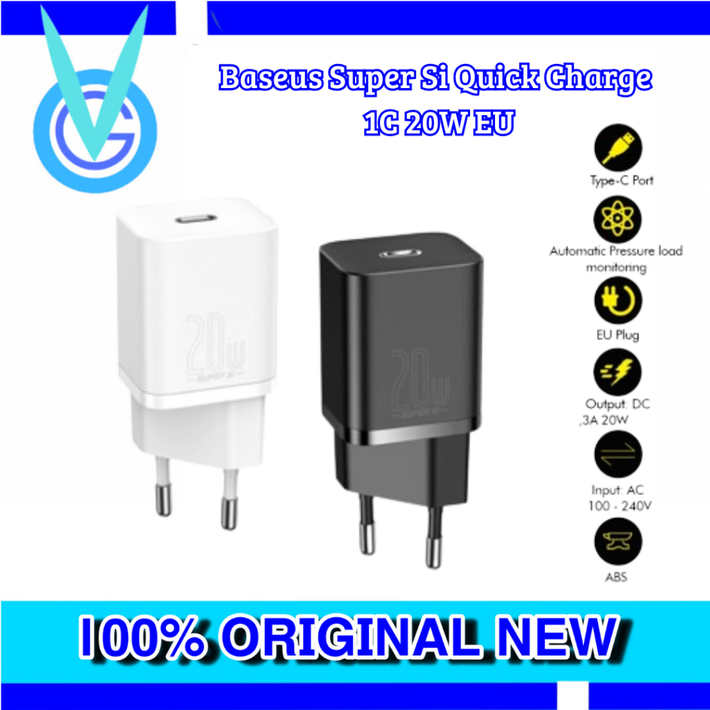 Baseus Super Si Quick Charger 1C 20W EU