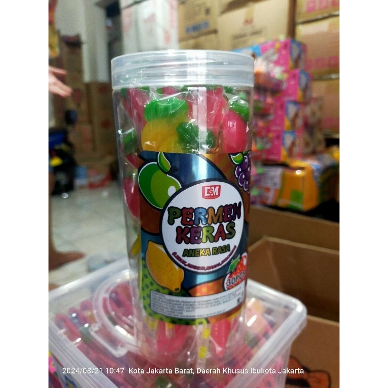 

Permen Keras Lollipop Toples Isi 30 Pcs