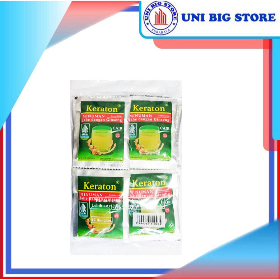 

Keraton Minuman Jahe dengan Ginseng 30 ml x 12 pcs PACK