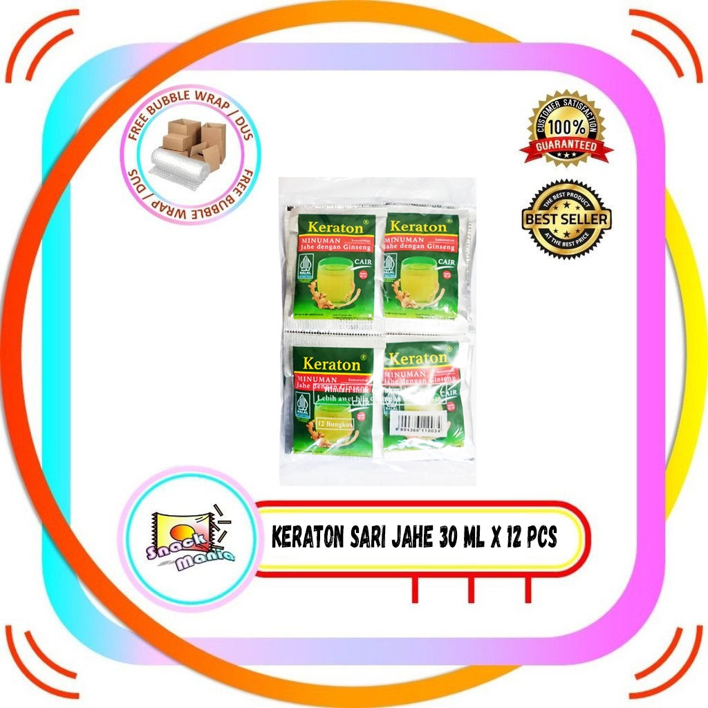 

Keraton Minuman Jahe dengan Ginseng ~ 30 ml x 12 pcs PACK