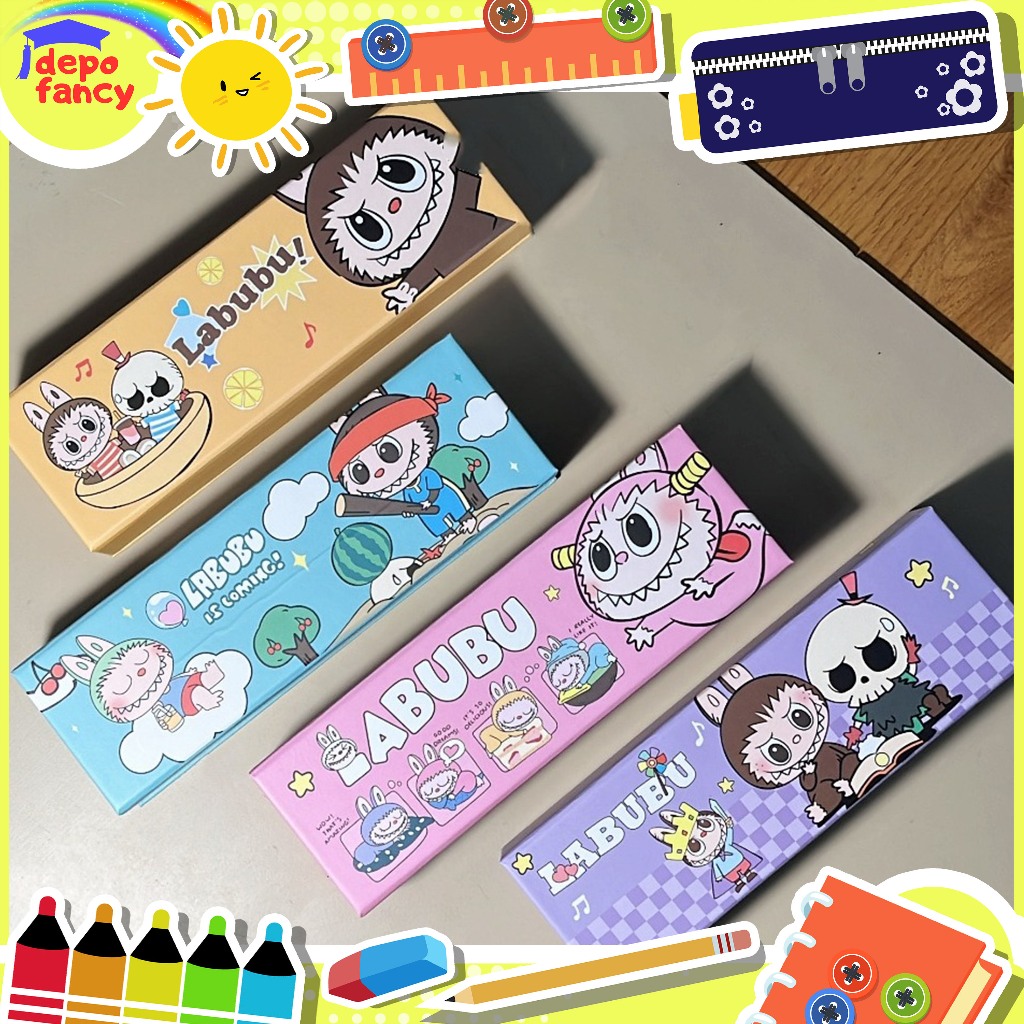 

Kotak Pensil Kardus Magnet D210-66 / Pencil Case / Tepak Pensil / Boks Pensil / Box Pen