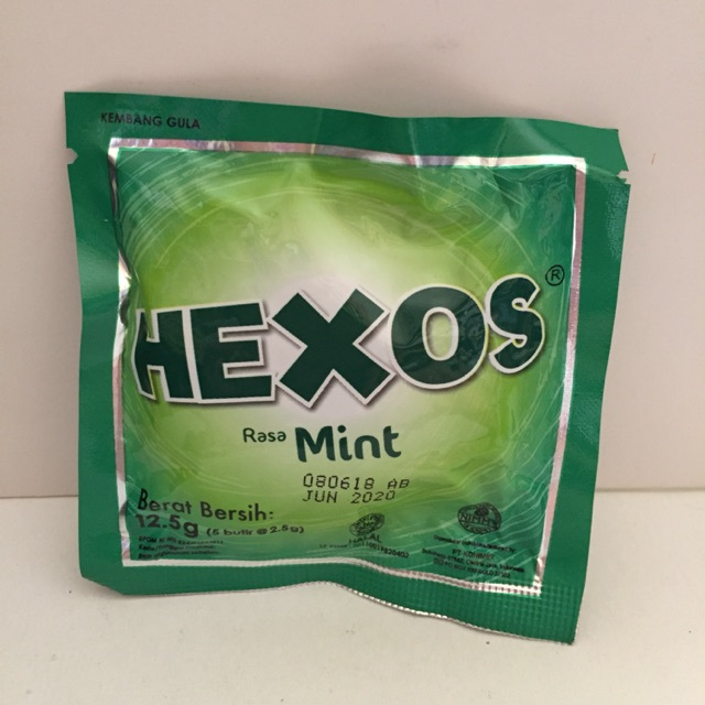 

Permen Hexos Rasa Mint 1 Sachet