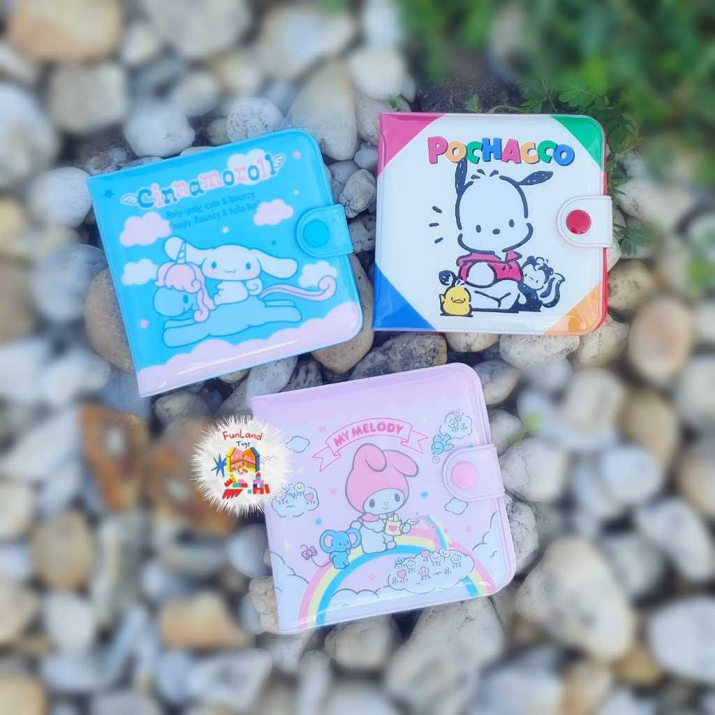 READY STOCK Sanrio Vinyl Wallet - Dompet Sanrio ORIGINAL