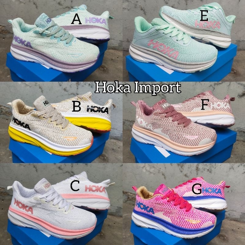 Sepatu Running Hoka Clifton 9 Import Original Bnib / Sepatu Hoka One One Clifton 9 Import Vietnam / 