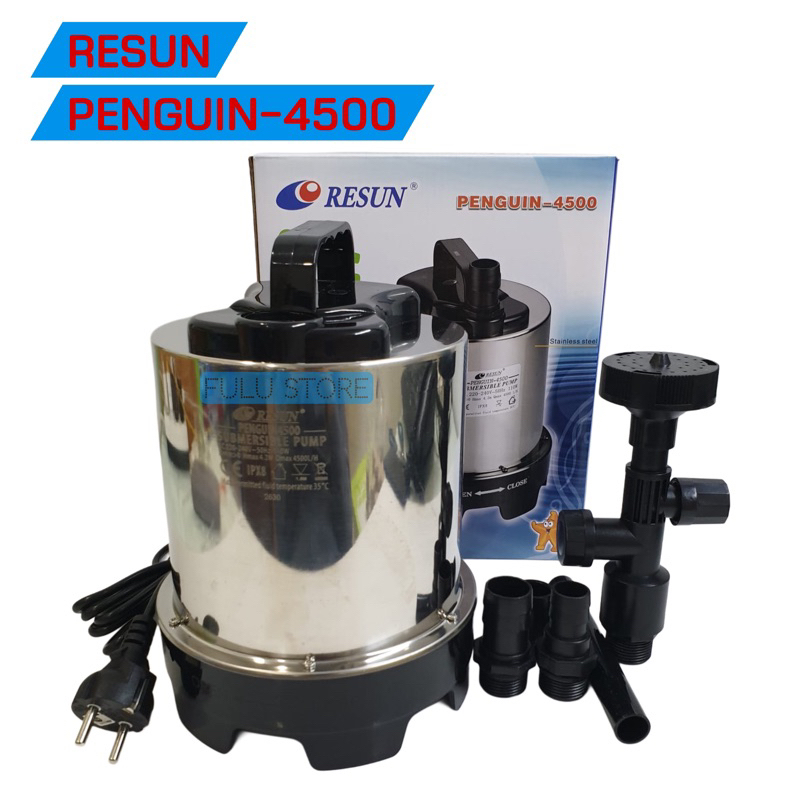 RESUN PENGUIN 4500 Pompa Air Celup Kolam Ikan Air Mancur PENGUIN4500 Water Pump