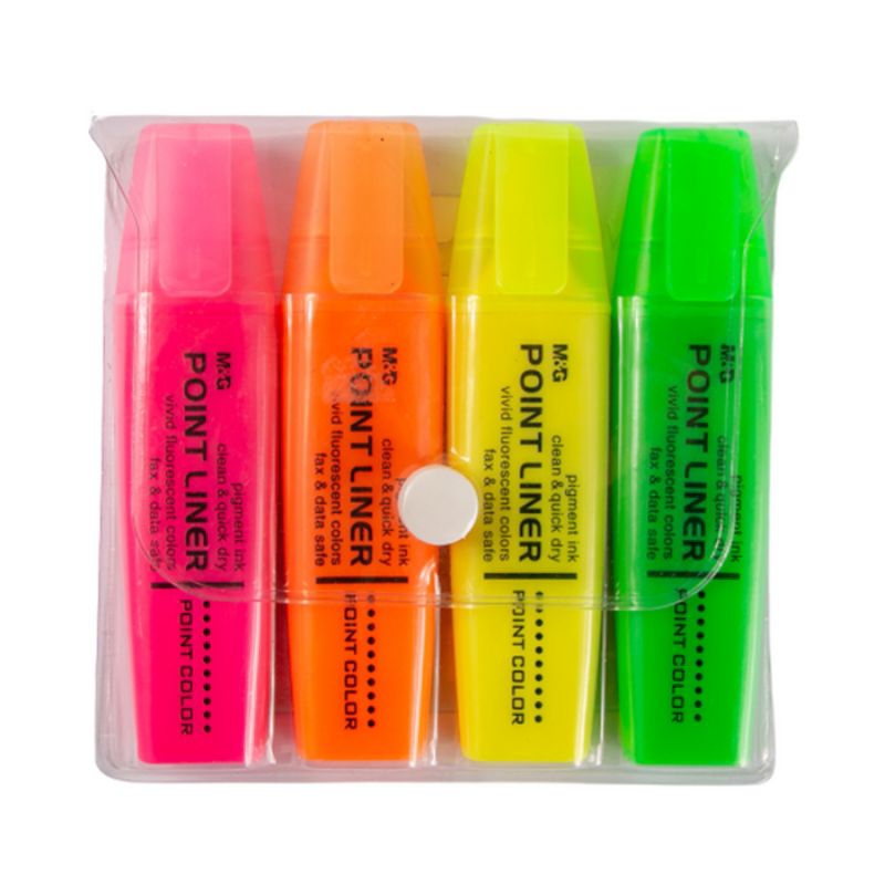 

M&G Highlighter (stabilo) 1 set 4 colors