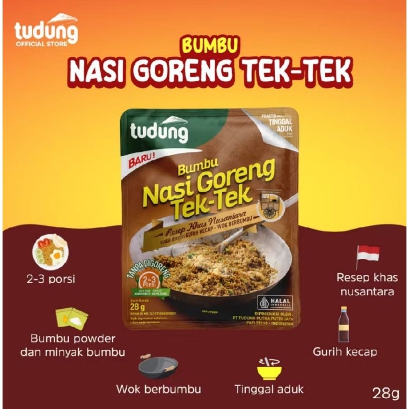 

Bumbu Nasi Goreng Tektek Instant 28g