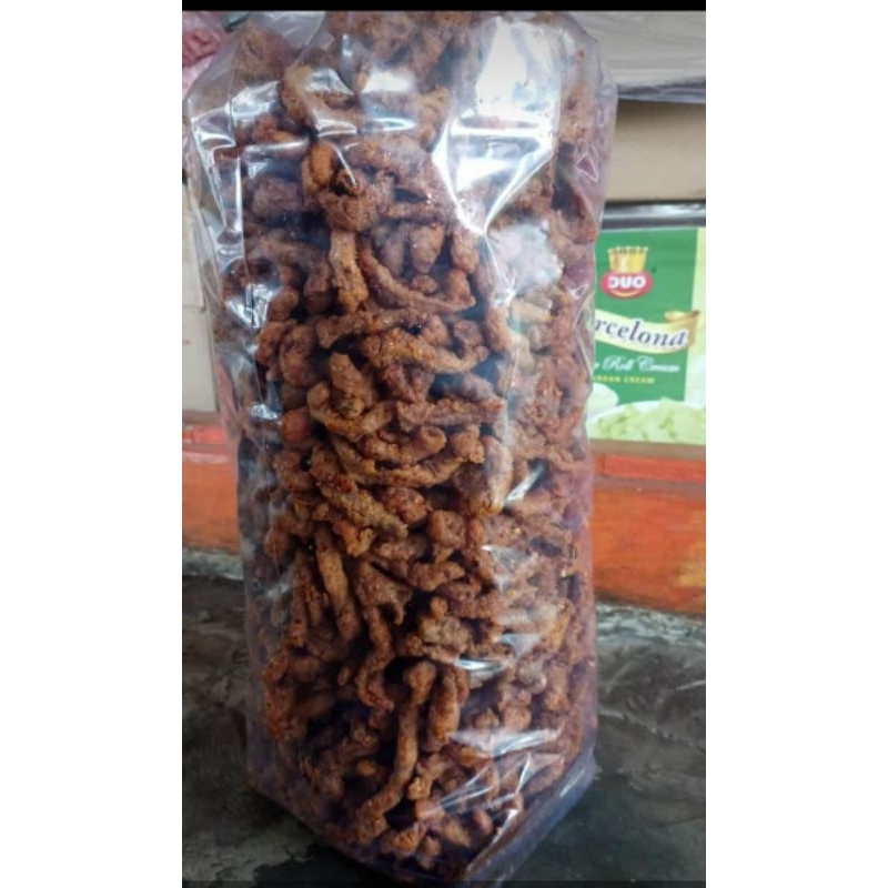 

kripik usus pedas