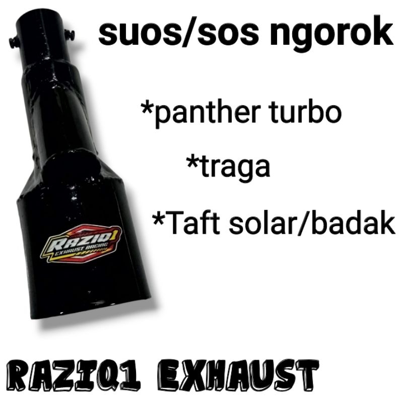 KNALPOT SUOS/SOS NGOROK MODEL BAUT MOBIL TRAGA PANTHER TURBO DLL
