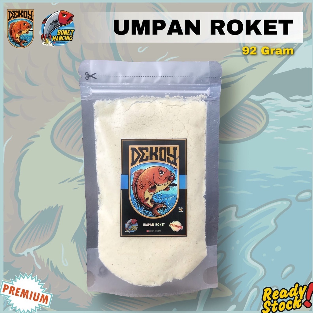umpan ikan mas roket bonet mancing dekoy nusantara