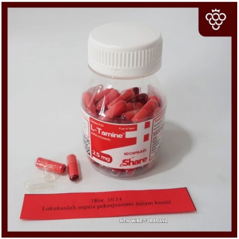 

KAPSUL AYAT " LOVE " ISI 60 KAPSUL