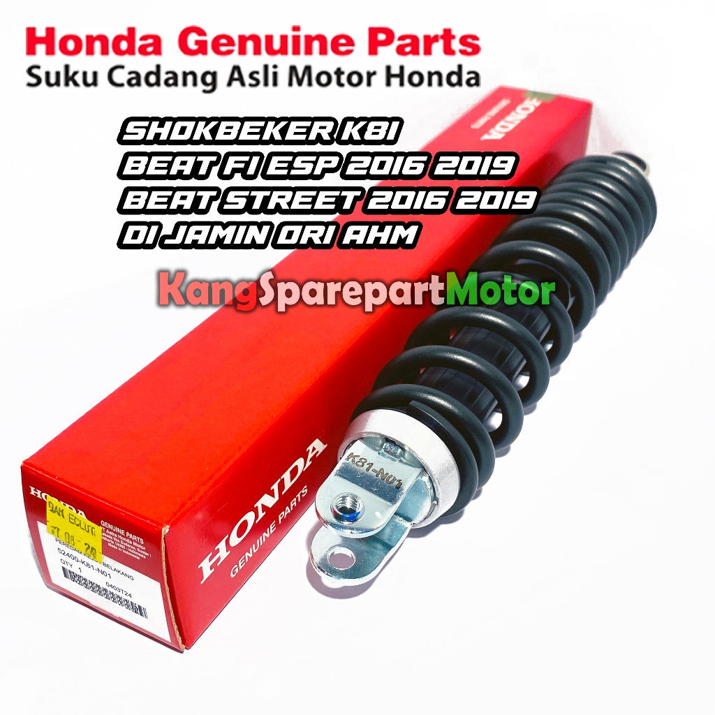 Shock Sok Belakang Beat Eco Street K81 2016 - 2019 Non ISS 52400-K81-N01 Ori Honda