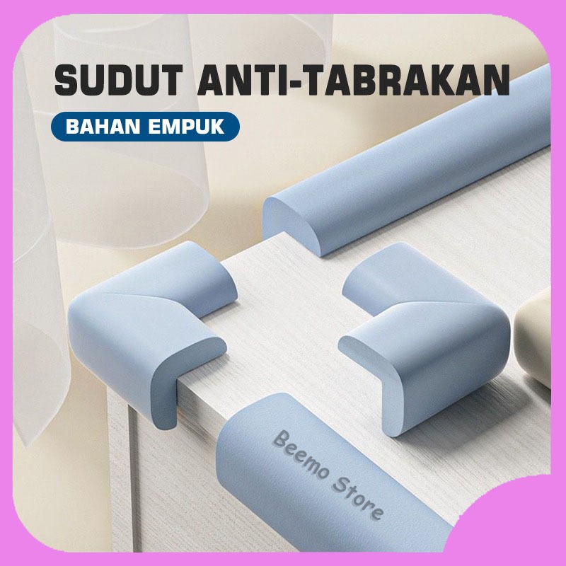 Busa Pelindung Sudut Meja Pengaman Laci Lemari Penahan Siku Furniture Rak Kursi Jendela