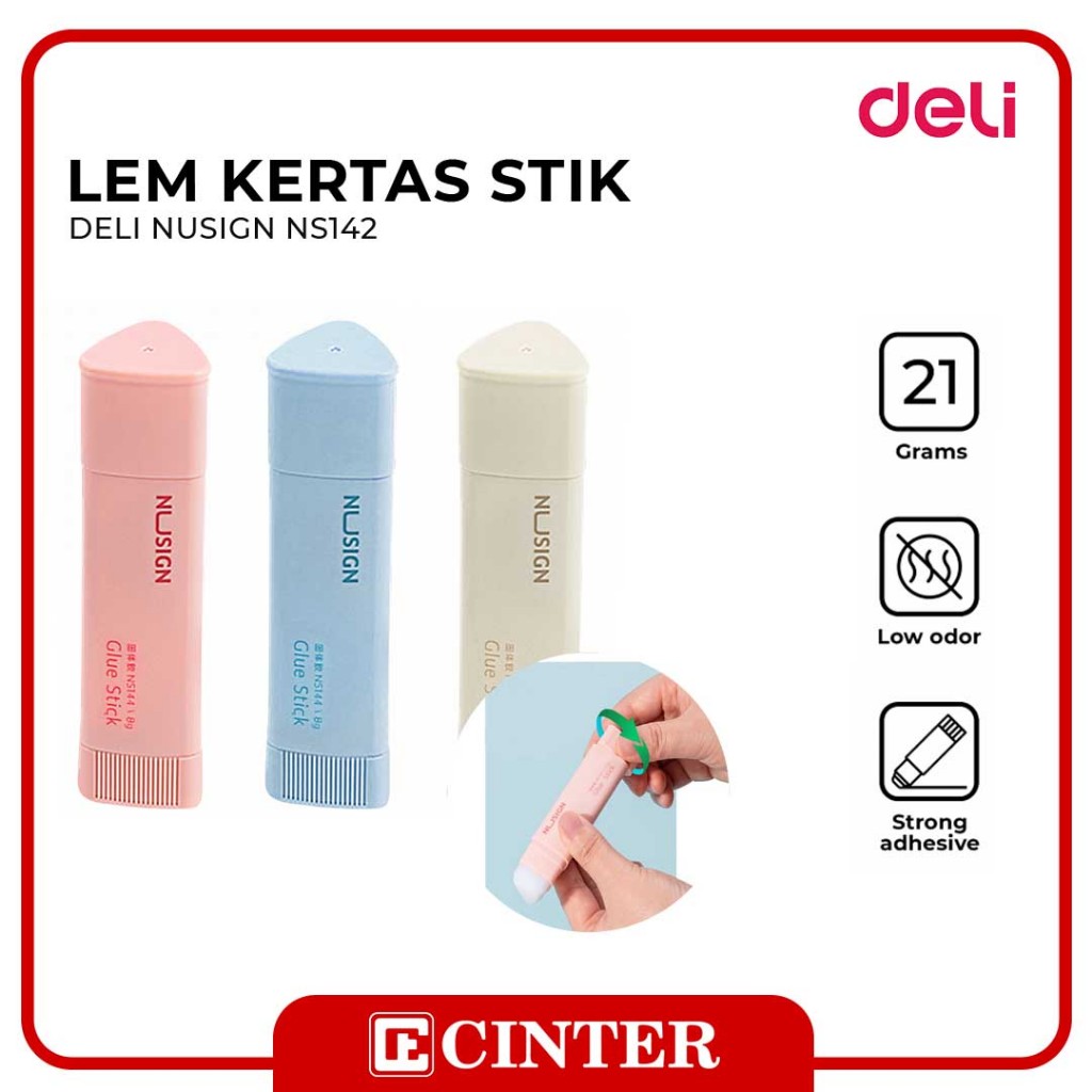 

DELI - LEM STICK / LEM KERTAS / GLUE STICK NUSIGN NS142 21GR COLORFUL