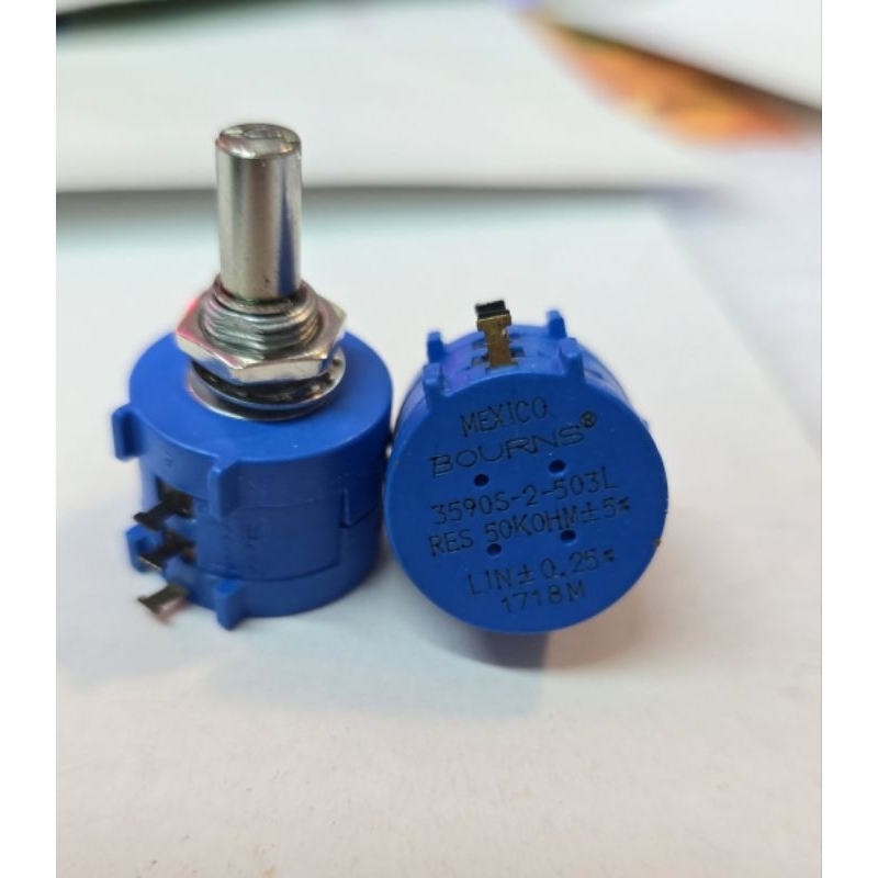 Potensio Bourns Mexico 50K Multiturns 10 Putaran ORI