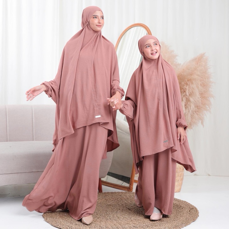Garansi Luthfia Kids - Gamis SyarI Mom And Kids Khawla Set