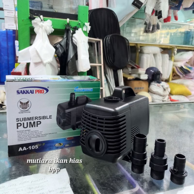 Sakkai Pro AA-105 Pompa Air Celup Kolam Aquarium Submersible Pump