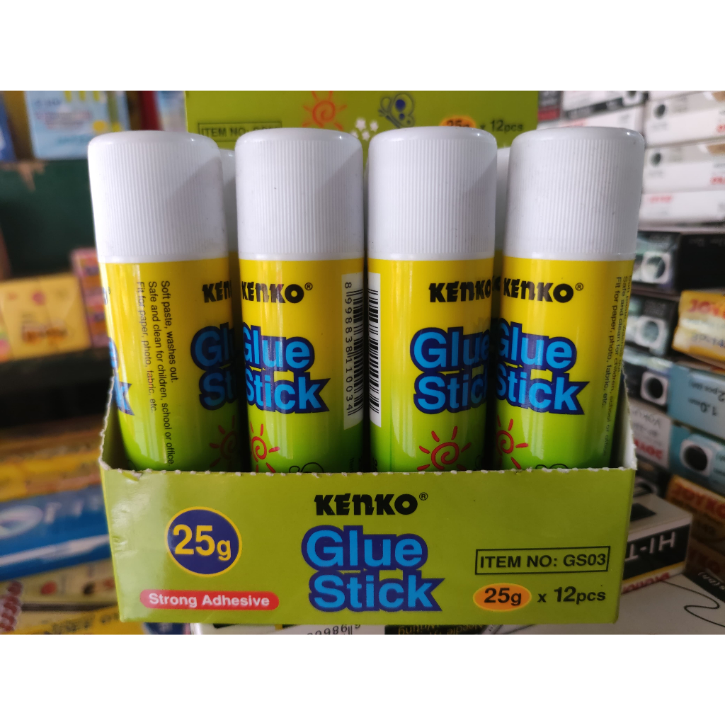 

Glue Stick Kenko 25 gram ( Besar ) / Lem Kertas Kenko 25 Gram