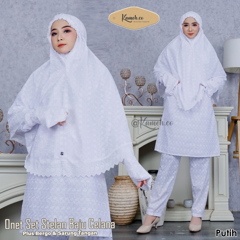 Baju Umroh Wanita Model Setelan Lengkap Perlengkapan Umroh Wanita