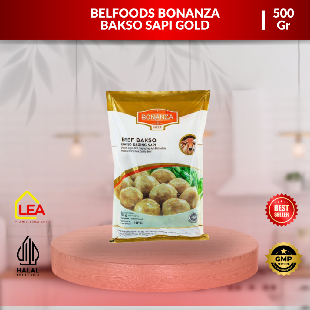 

Belfoods Bonanza Bakso Sapi Gold 500gr