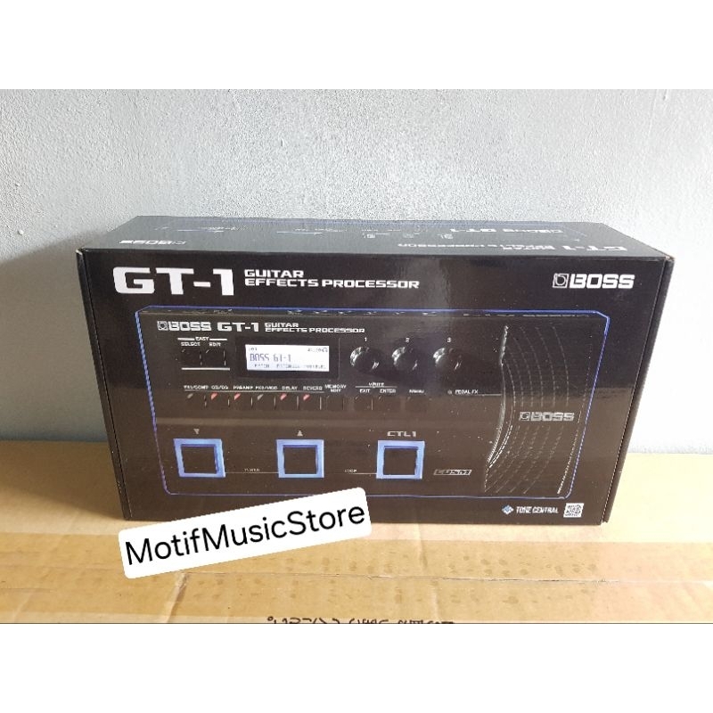 BOSS GT1 MULTI EFEK PROCESSOR GITAR ELEKTRIK PEDAL  GT 1 100% Original Garansi Resmi Boss indonesia 