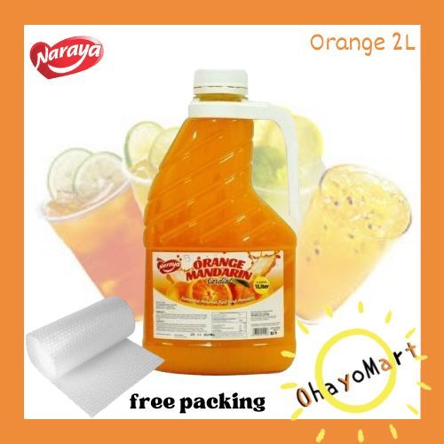 

Naraya Orange Mandarin Cordial/ konsntrat jeruk/ sirup jeruk 2liter