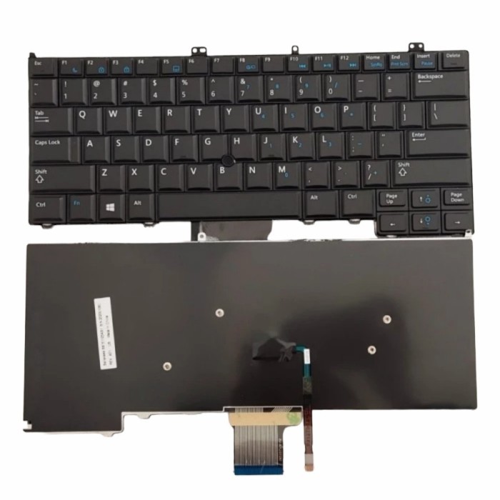Keyboard DELL Latitude E7240 E7420 E7440 Backlight