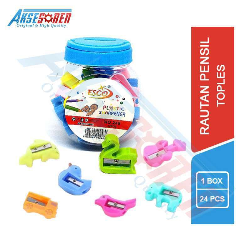 

Rautan Pensil mini bentuk 1 jar (24 Pcs)
