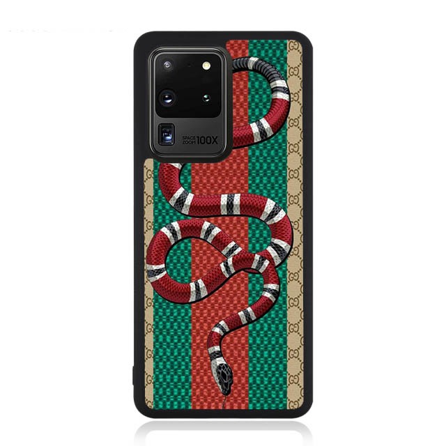 Case Samsung S24 S23 S22 S21 S20 S10 S9 S8 S7 Ultra Plus Fe Edge TPU kesing Custom Softcase GUCCI